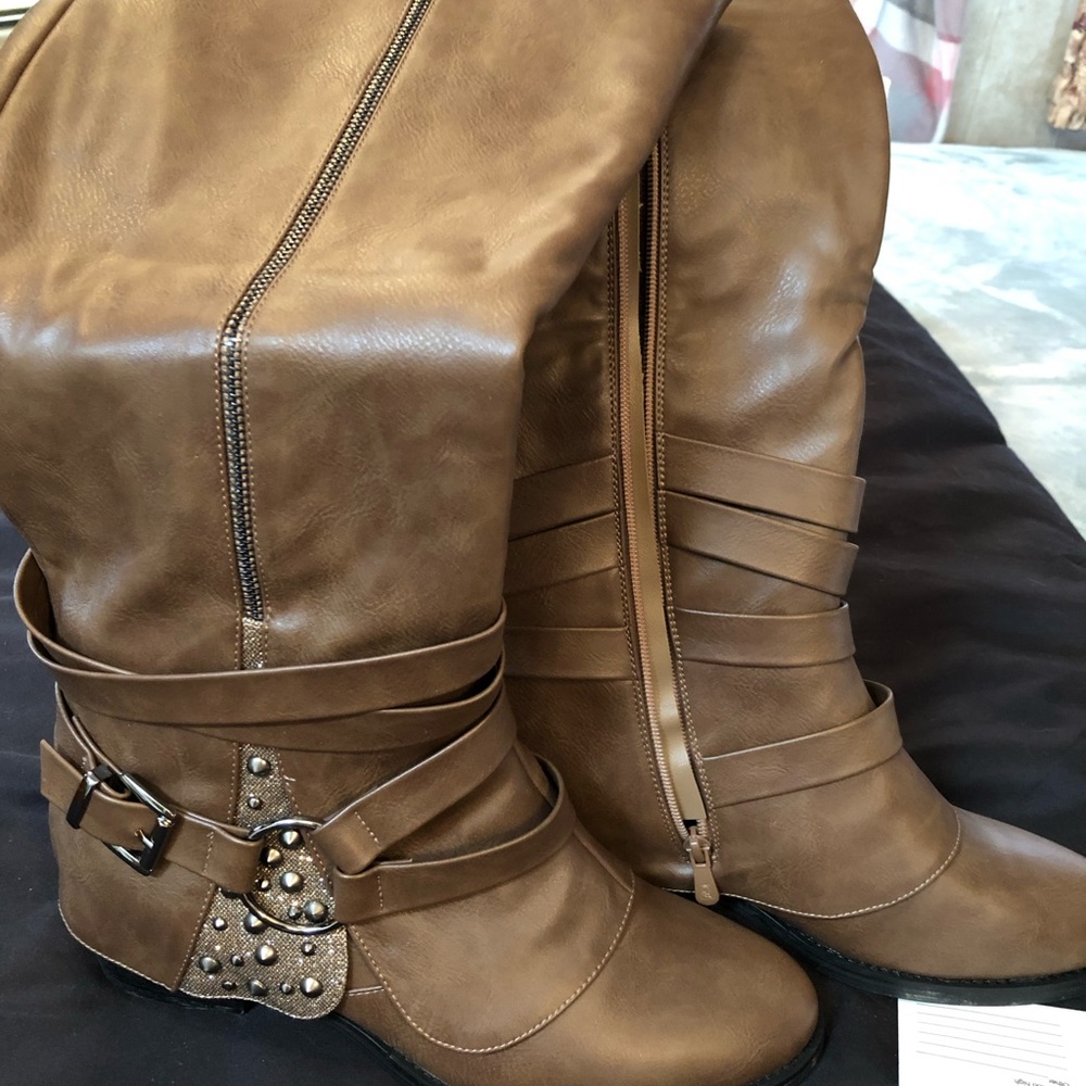 Brown Leather Boots